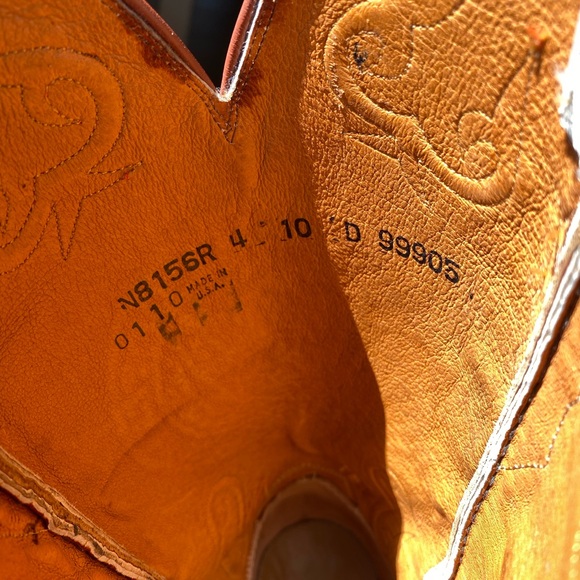 Lucchese mens texas longhorn boots - Picture 4 of 6